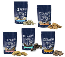 Load image into Gallery viewer, Seafood Snacks for Dogs - 5 Varieties
