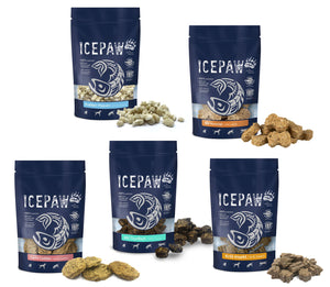 Seafood Snacks for Dogs - 5 Varieties